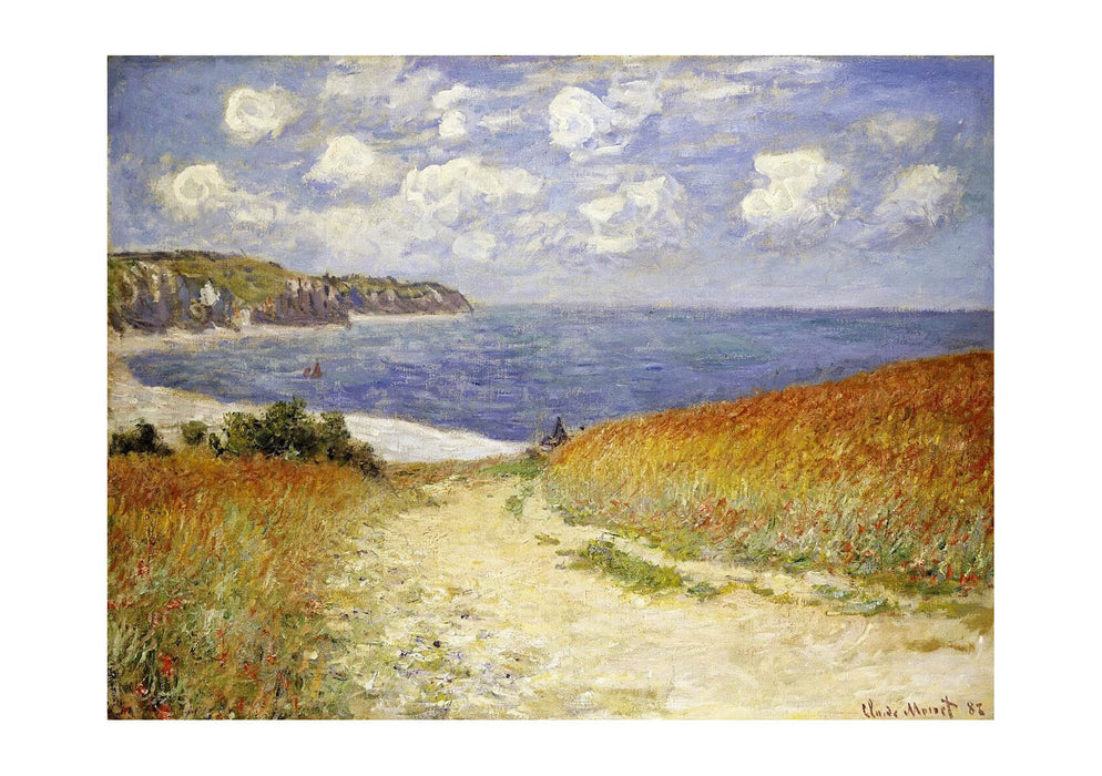 Claude Monet - Path Through the Corn at Pourville 1882