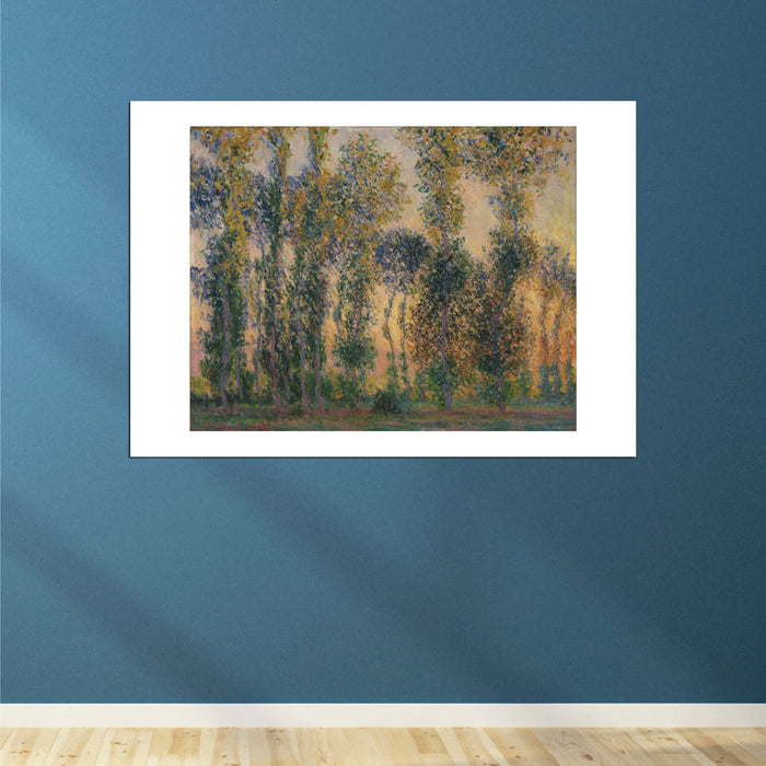 Claude Monet - Poplars at Giverny Sunrise