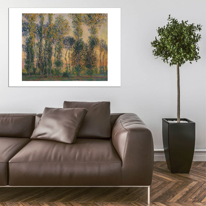 Claude Monet - Poplars at Giverny Sunrise