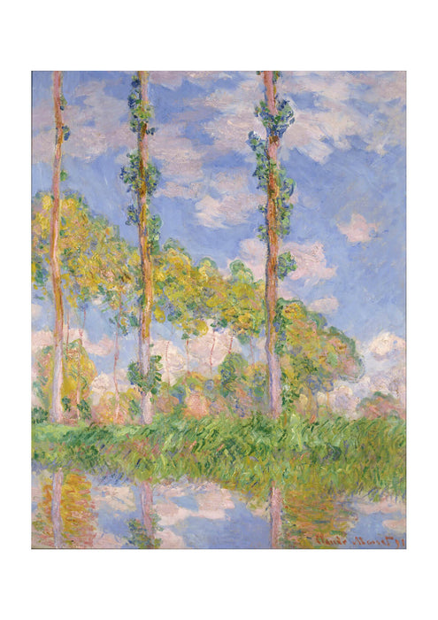 Claude Monet - Poplars in the Sun