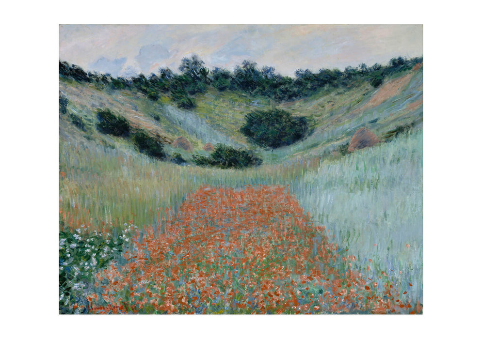 Claude Monet - Poppy Field in a Hollow near Giverny