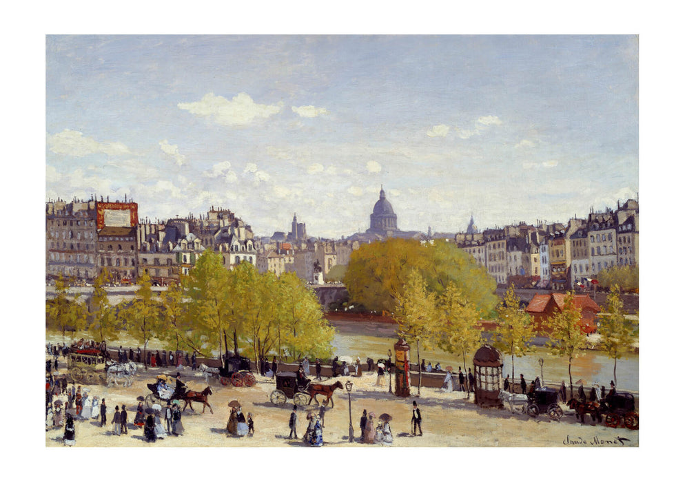 Claude Monet - Quai du Louvre 1867