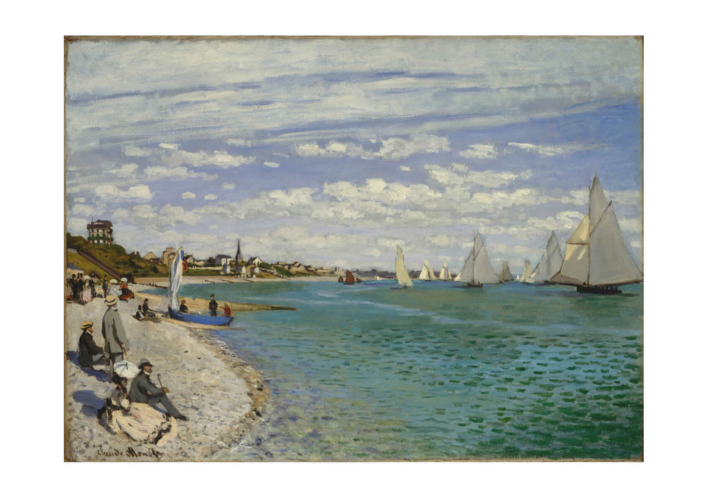Claude Monet - Regatta at Sainte Adresse