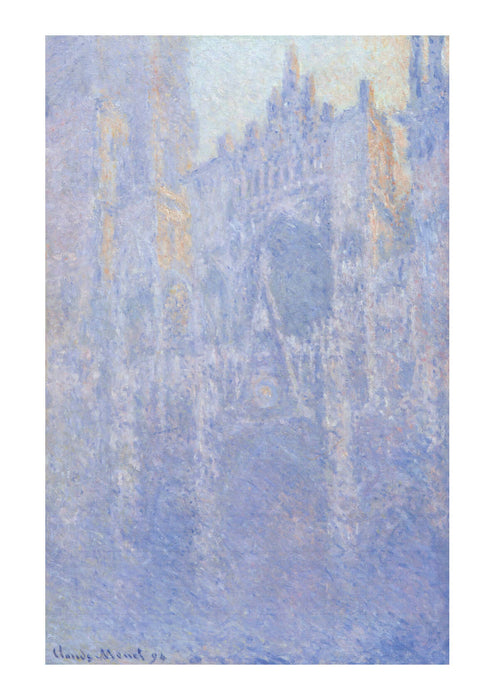 Claude Monet - Rouen Cathedral Facade (Morning effect)