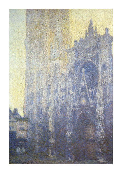 Claude Monet - Rouen Cathedral Facade and Tour dAlbaneI