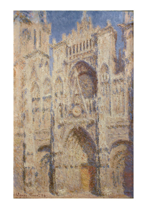 Claude Monet - Rouen Cathedral The Portal (Sunlight)