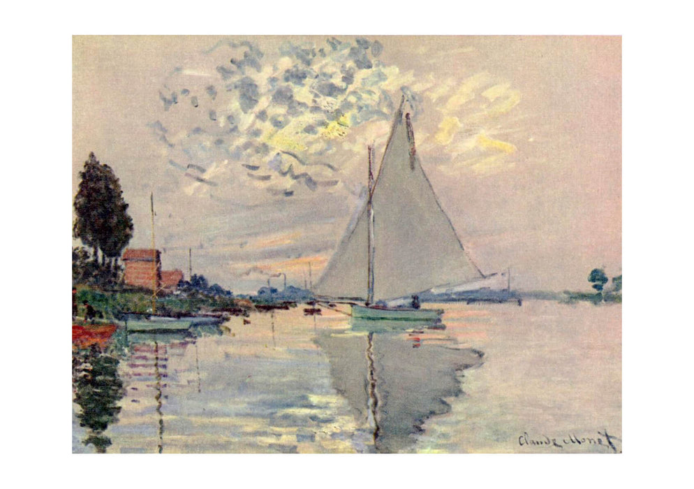 Claude Monet - Sailboats in Le-Petit-Gennevilliers
