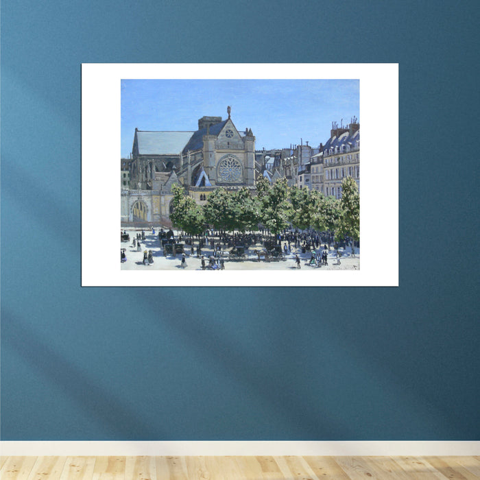 Claude Monet - Saint Germain Auxerrois Paris 1867