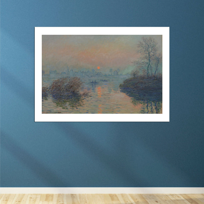 Claude Monet - Soleil couchant sur la seine