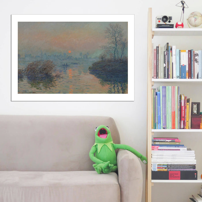 Claude Monet - Soleil couchant sur la seine
