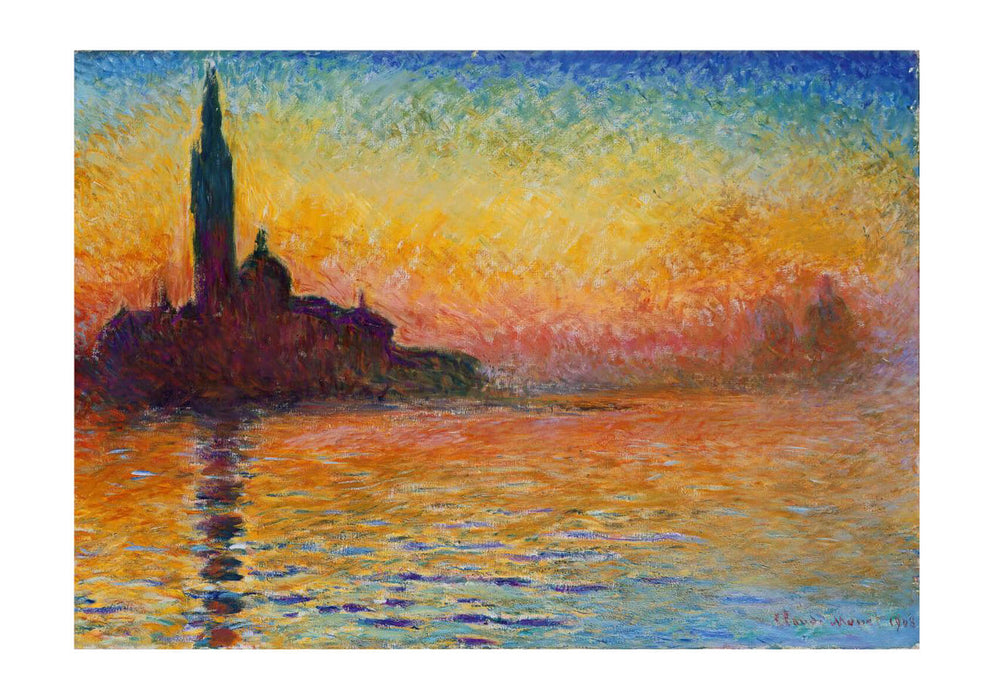 Claude Monet - Sunset In Venice