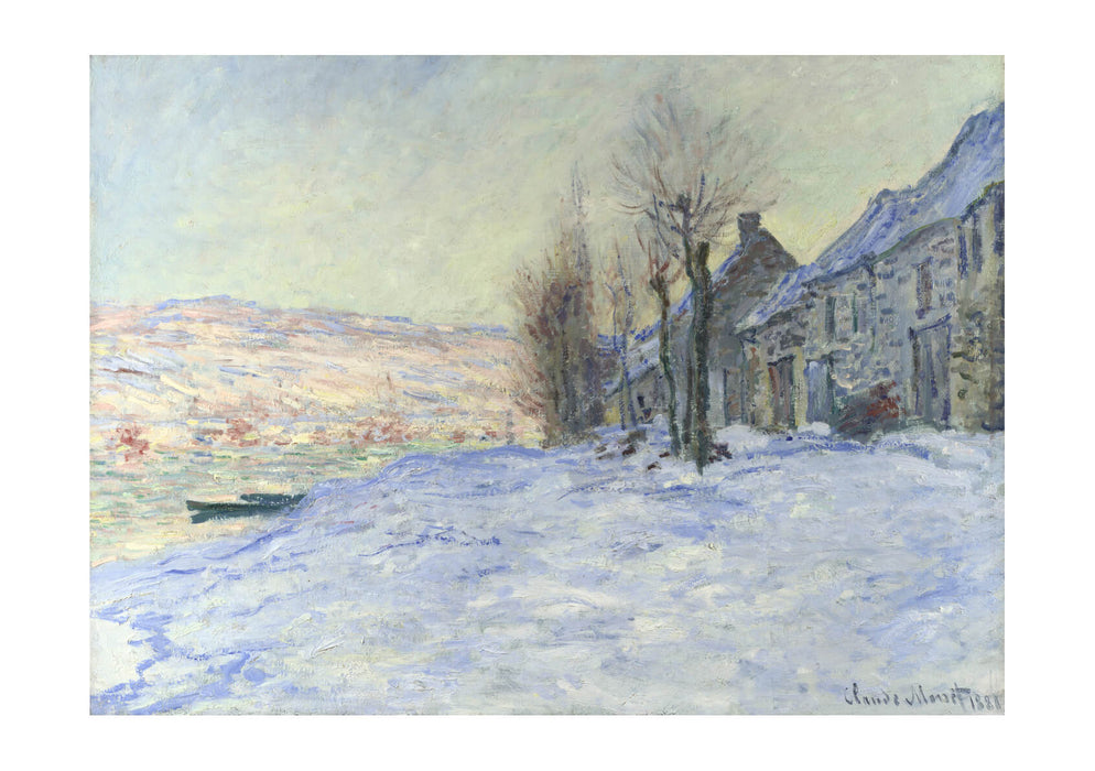 Claude Monet - Sunshine and Snow