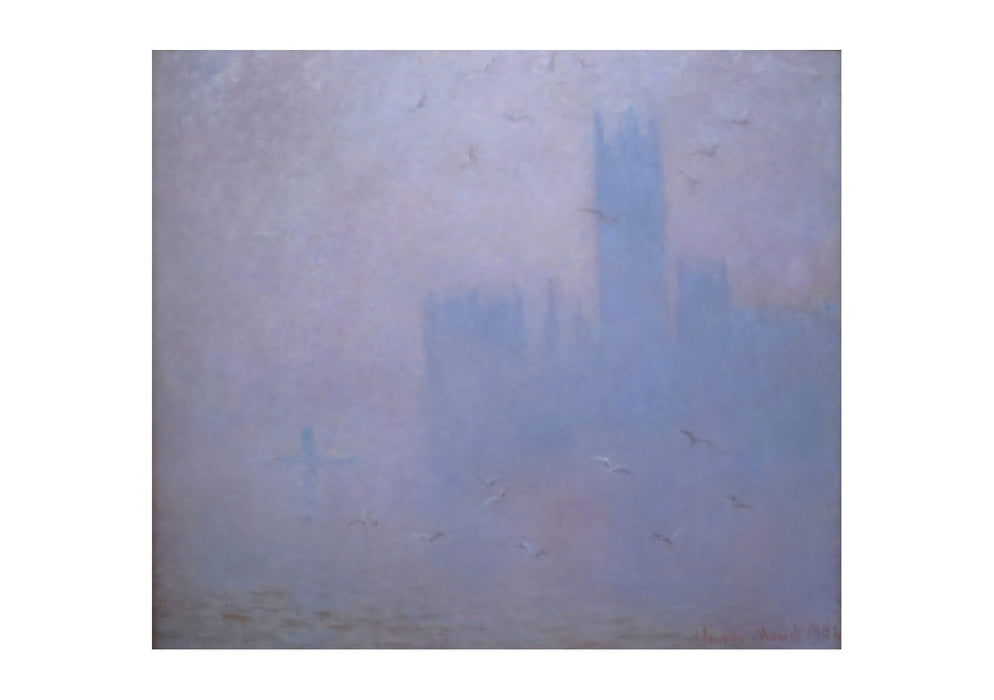 Claude Monet - Thames & Houses of Parliament