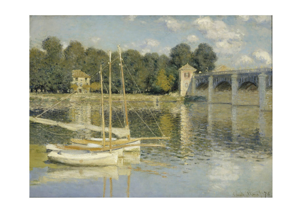 Claude Monet - The Argenteuil Bridge