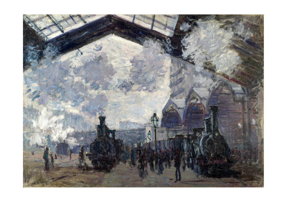Claude Monet - The Gare St Lazare 1877