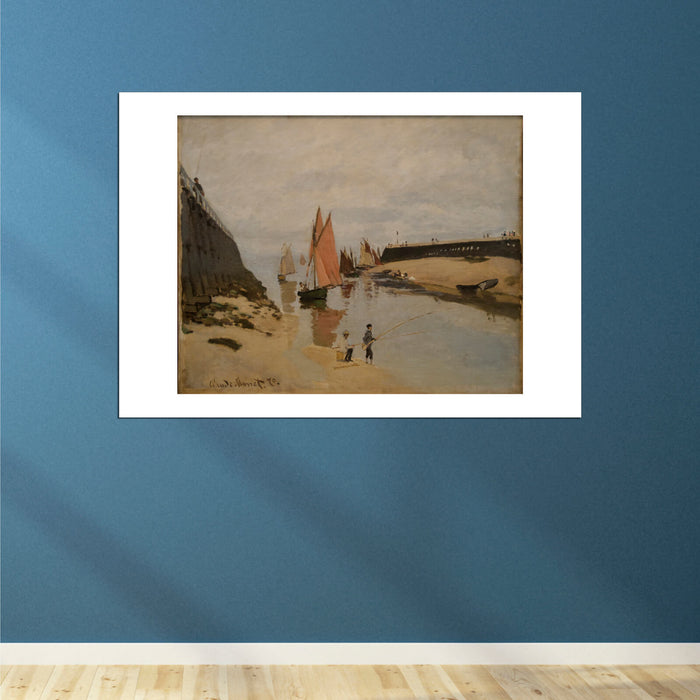 Claude Monet - The Harbour at Trouville
