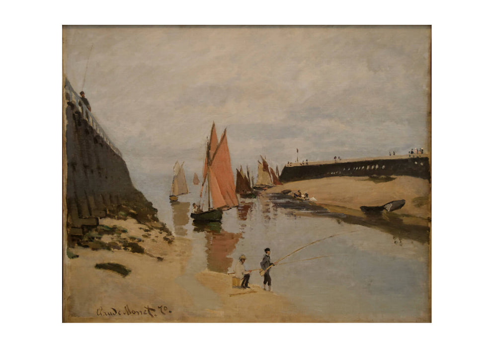 Claude Monet - The Harbour at Trouville