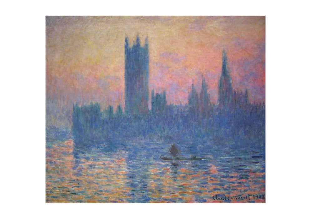 Claude Monet - The Houses of Parliament Sunset