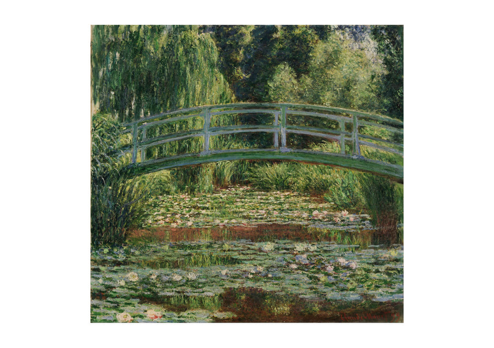 Claude Monet - The Japanese Footbridge and the Water Lily's