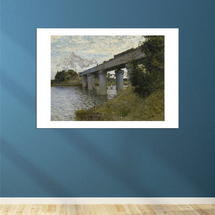 Claude Monet - The Railroad bridge in Argenteuil