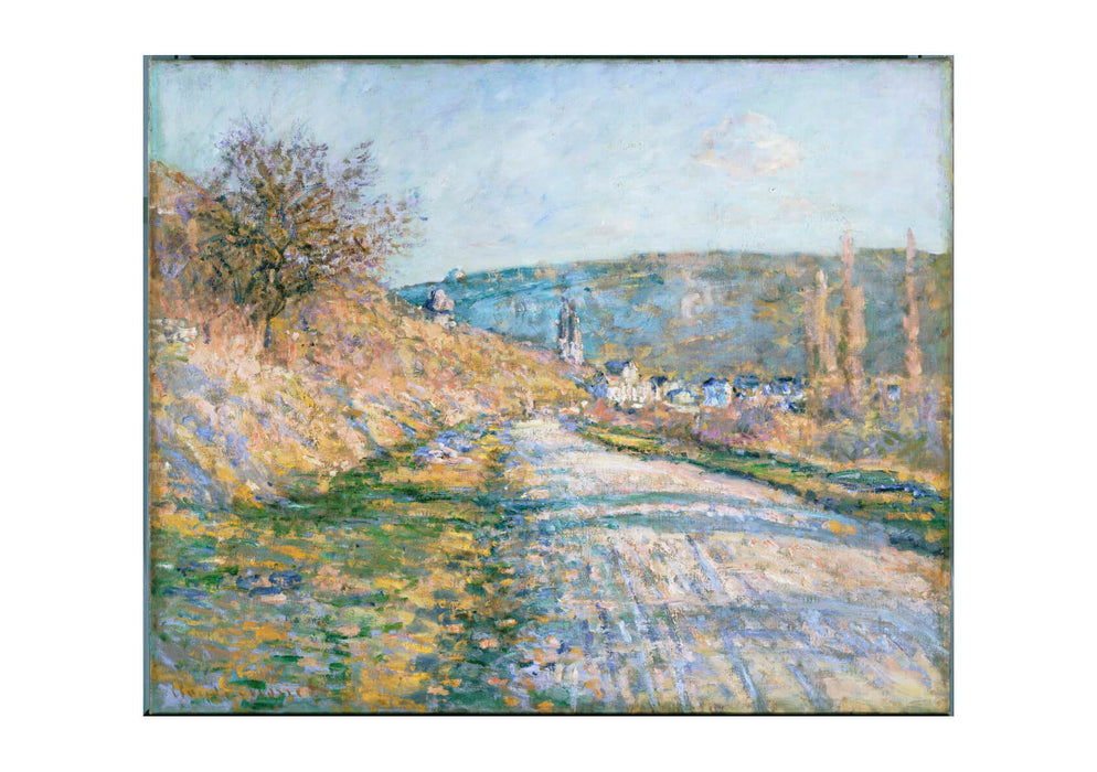 Claude Monet - The Road to Vetheuil
