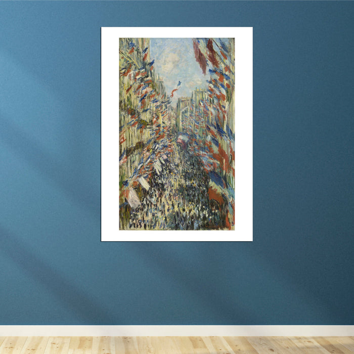 Claude Monet - The Rue Montorgueil