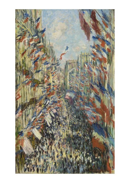 Claude Monet - The Rue Montorgueil