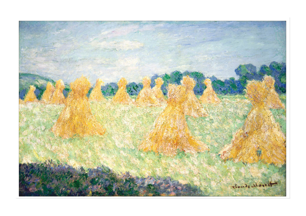 Claude Monet - The Young Ladies of Giverny Sun Effect