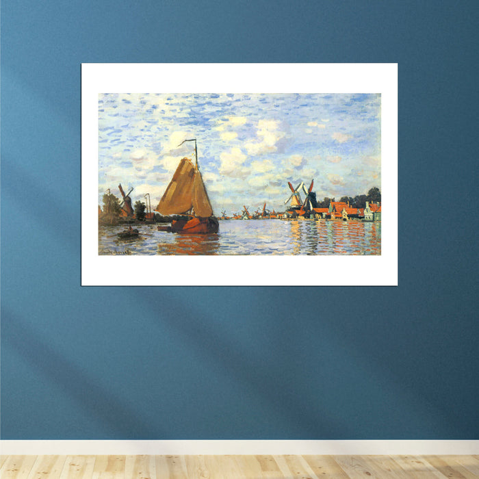 Claude Monet - The Zaan at Zaandam