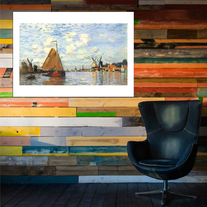 Claude Monet - The Zaan at Zaandam