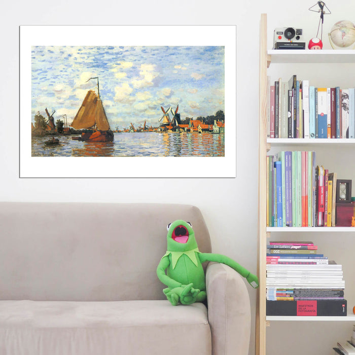Claude Monet - The Zaan at Zaandam
