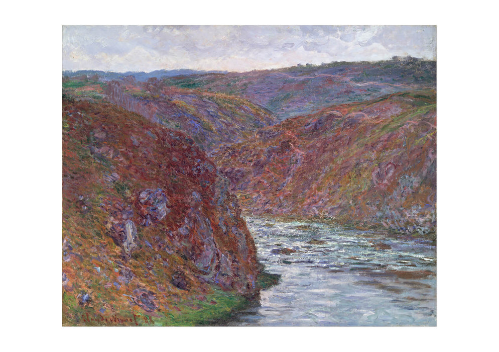 Claude Monet - Valley of the Creuse (Gray Day)