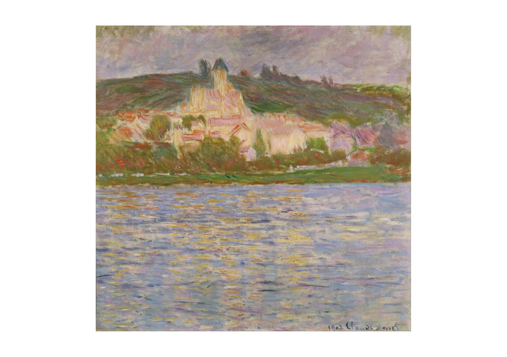 Claude Monet - Vetheuil with water