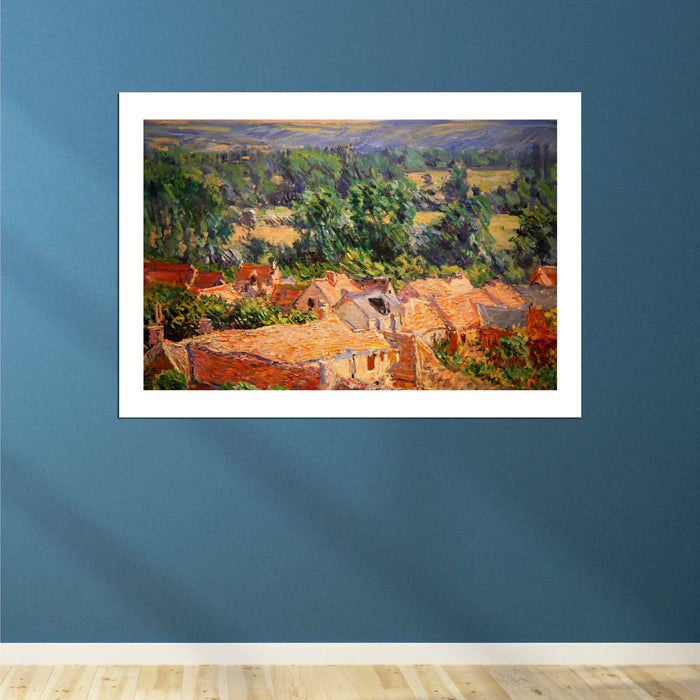 Claude Monet - Vue du village de Giverny