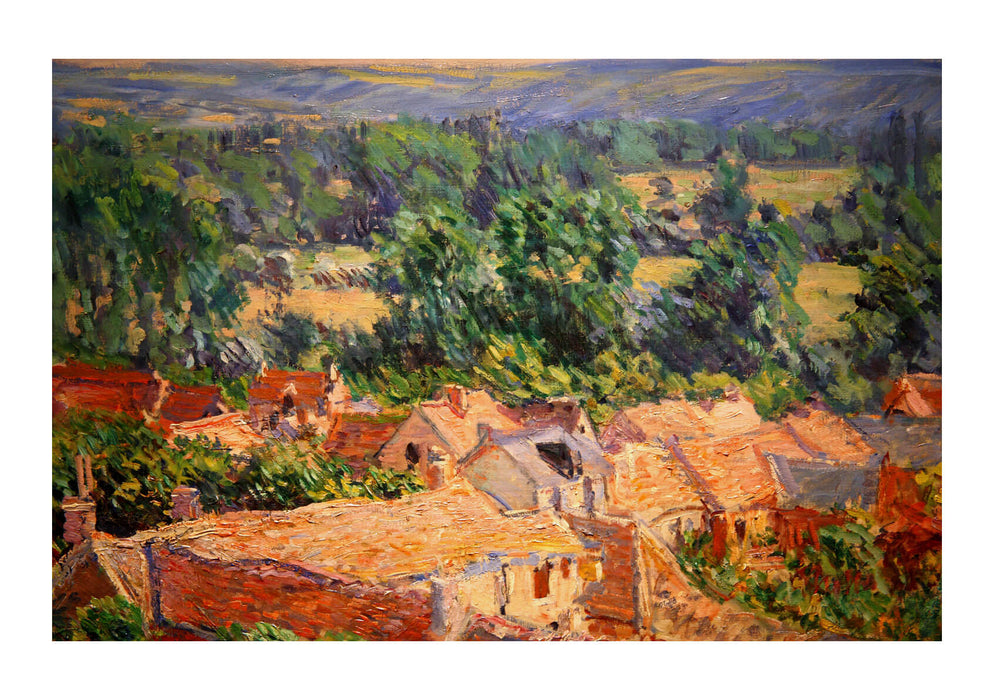 Claude Monet - Vue du village de Giverny
