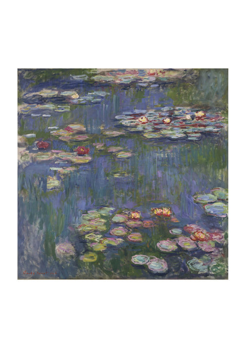 Claude Monet - Water Lilies Purple