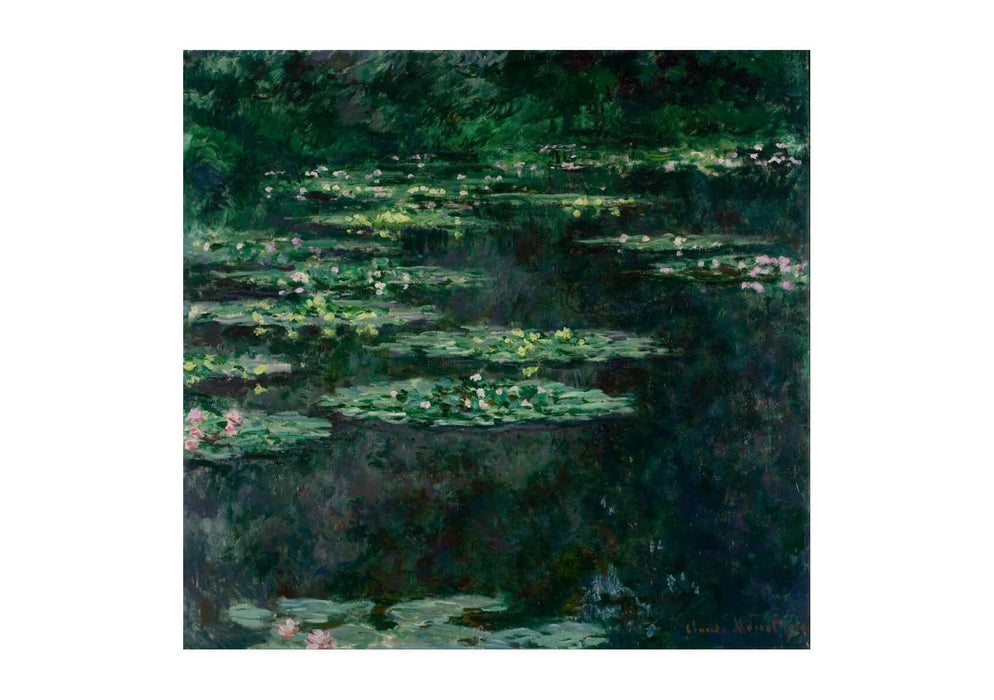 Claude Monet - Waterlilies Dark