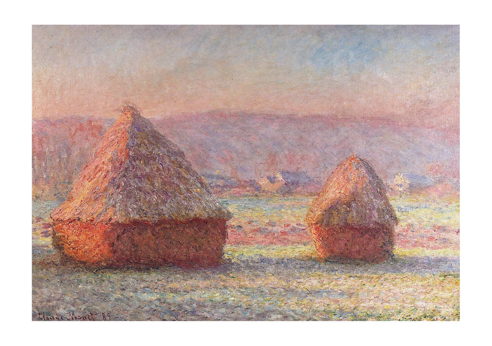 Claude Monet - White Frost Sunrise