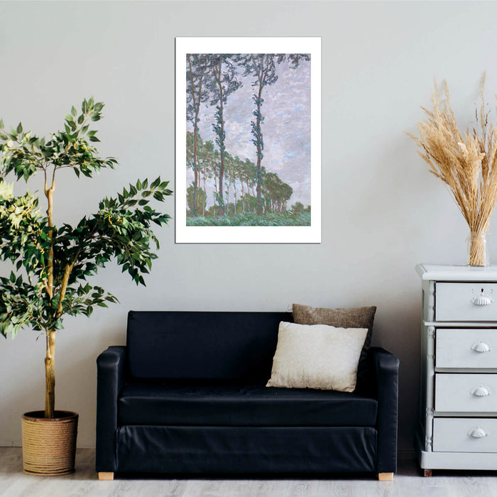 Claude Monet - Wind Effect Series Of The Poplars