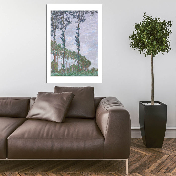 Claude Monet - Wind Effect Series Of The Poplars
