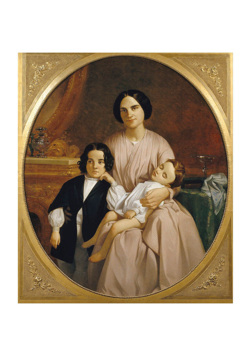 Claudi Lorenzale - Painter's Wife and Children