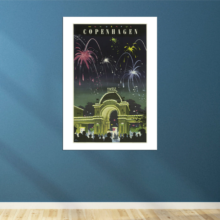 Copenhagen Travel Poster