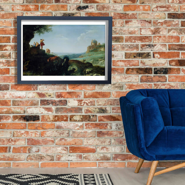 Cornelis Van Poelenburch - Flight To Egypt