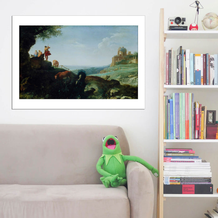 Cornelis Van Poelenburch - Flight To Egypt