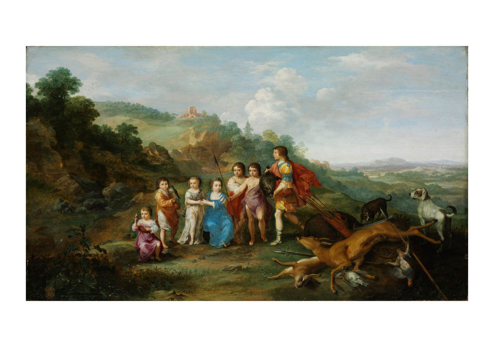 Cornelis Van Poelenburgh - Seven Children Of Winterking
