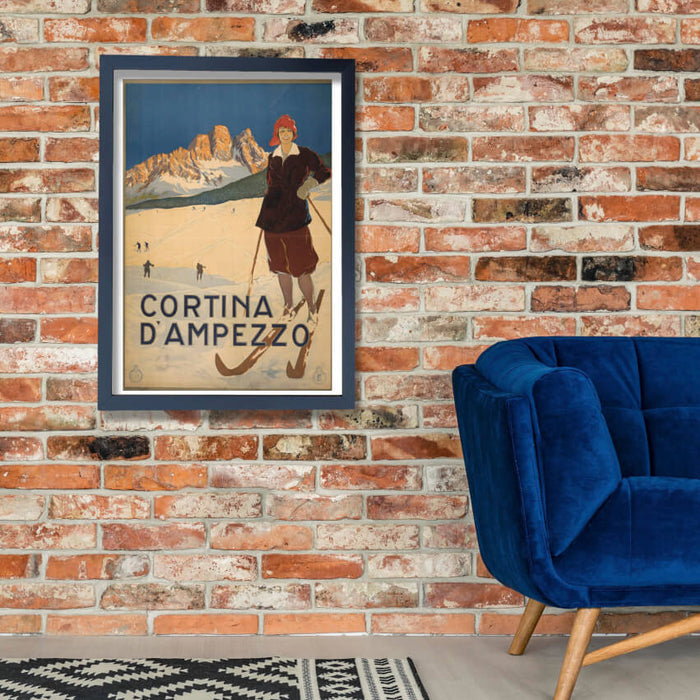 Cortina Dampezzo Travel Poster