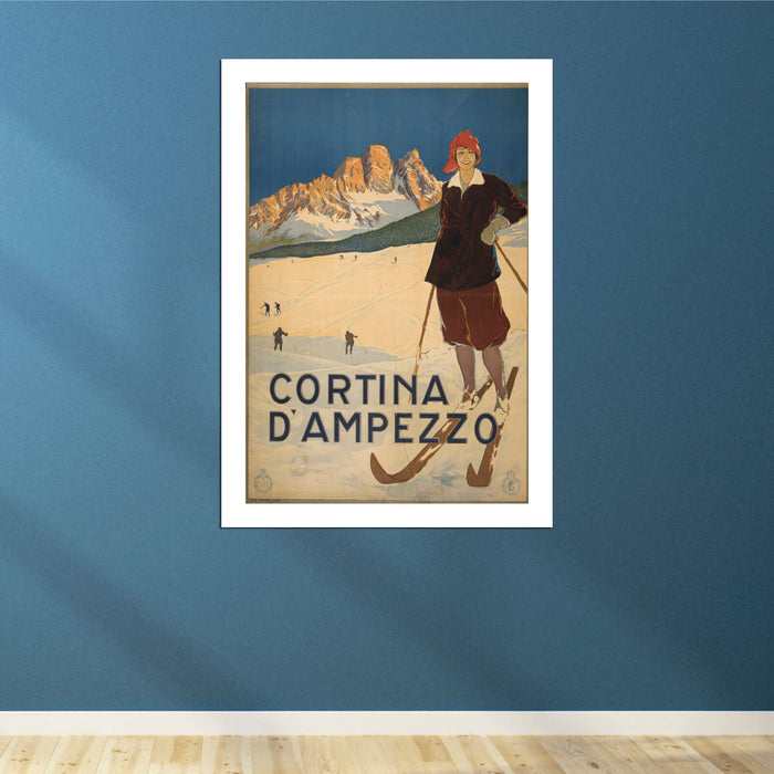 Cortina Dampezzo Travel Poster