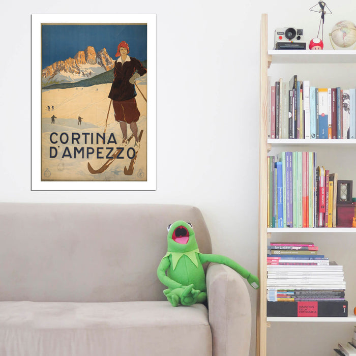 Cortina Dampezzo Travel Poster