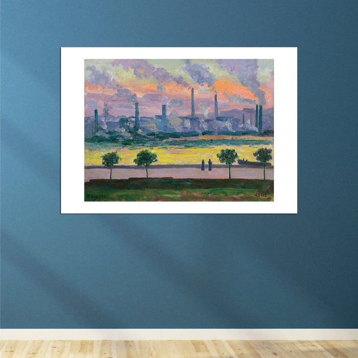 Darío De Regoyos - Blast Furnaces In Bilbao