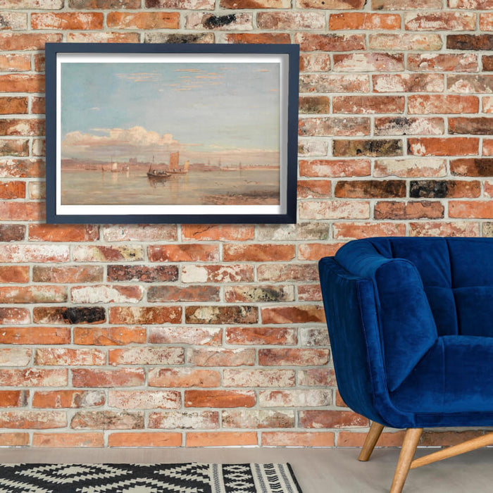 David Cox - Greenwich Hospital From Woolwich Reach